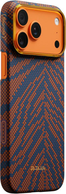 Панель Pitaka Edge Breath of Veins для Apple iPhone 17 Pro Max Burning Orange (0741654370483) - Фото 1 Панель Pitaka Edge Breath of Veins для Apple iPhone 17 Pro Max Burning Orange (0741654370483) - зображення 1