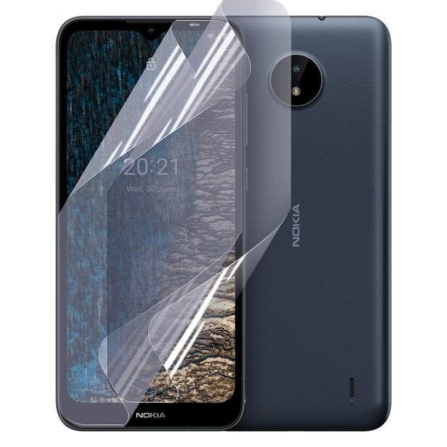Антишпион приватная плёнка гидрогелевая для смартфона Nokia C20 противоударная прозрачная - Фото 1 Антишпион приватная плёнка гидрогелевая для смартфона Nokia C20 противоударная прозрачная - изображение 1