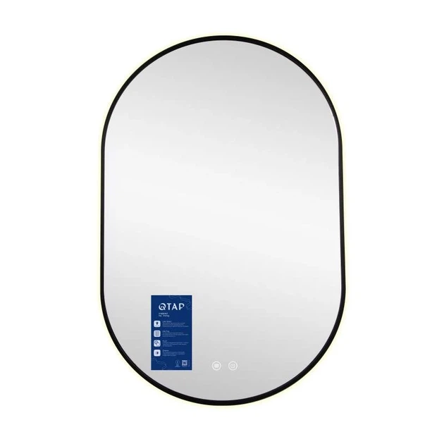 Дзеркало Qtap Scorpio SC1 600х900 мм LED Touch, антизапотівання, димер, 3000-6500K - Фото 5 Дзеркало Qtap Scorpio SC1 600х900 мм LED Touch, антизапотівання, димер, 3000-6500K - зображення 5