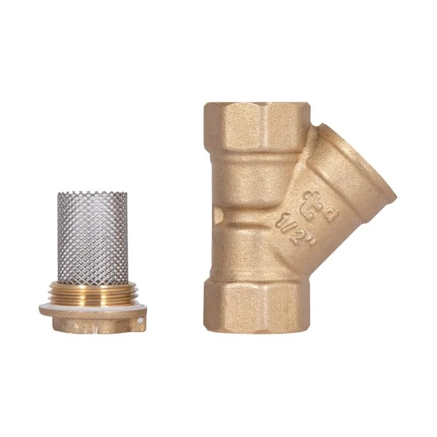 Фільтр грубої очистки Thermo Alliance SD124W15 1/2" ВВ косий, латунь - зображення 6