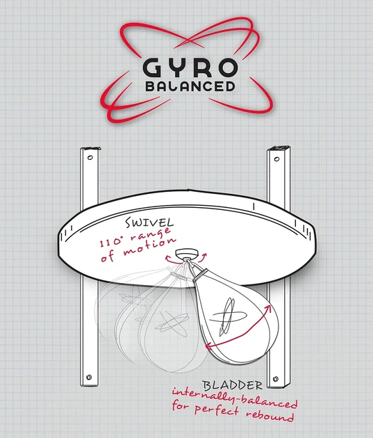 Пневмогруша боксерская TITLE Gyro Balanced Speed Bag из кожи размер M - изображение 8