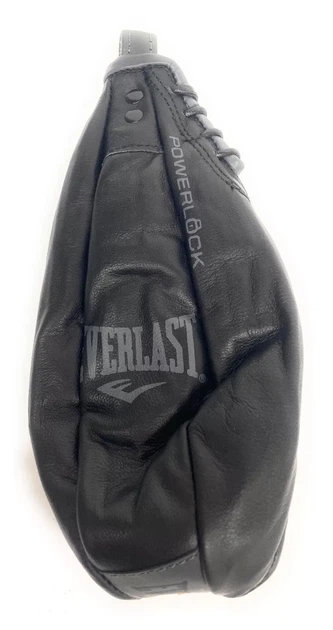 Боксерська груша Everlast POWERLOCK SPEED BAG шкіряна чорна M - Фото 3 Боксерська груша Everlast POWERLOCK SPEED BAG шкіряна чорна M - зображення 3