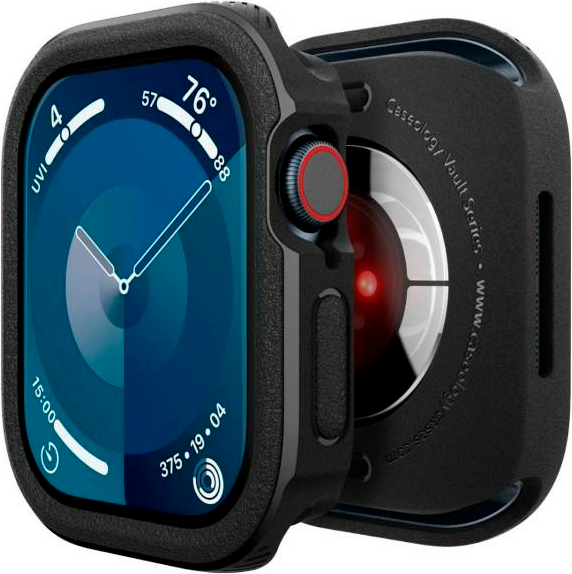 Etui Spigen Caseology Vault do Apple Watch 10 / 11 46 mm Matte Black (810083836133) - obraz 2