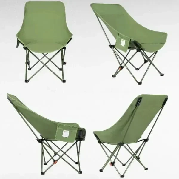 Складной туристический стул SEONTV MA560green 45×93×58 см, зеленый, до 200 кг - Фото 3 Складной туристический стул SEONTV MA560green 45×93×58 см, зеленый, до 200 кг - изображение 3