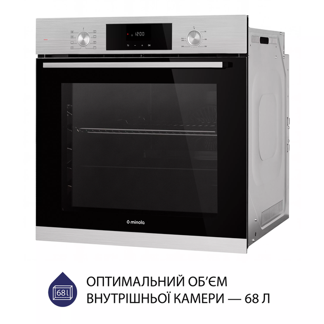 Духова шафа електрична Minola EOD 6804 INOX - зображення 4