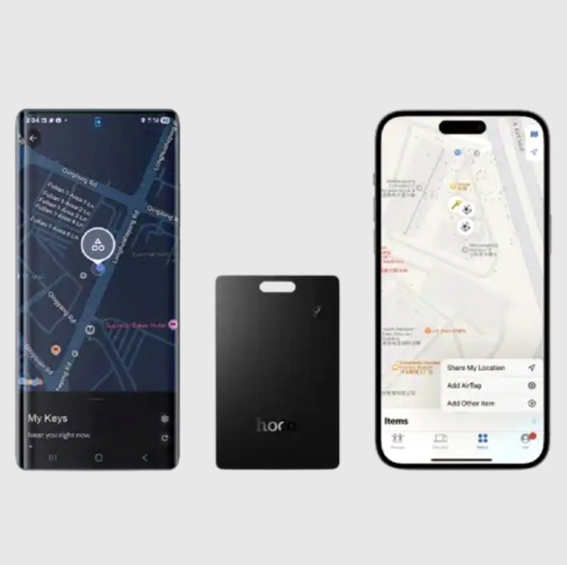 Поисковый трекер Hoco E102 Nida Dual card type антиутечка для iOS черный - изображение 3