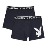 Набор мужских трусов-боксеров Playboy ANNYA синий хлопок S 2 шт - Фото 2 Набор мужских трусов-боксеров Playboy ANNYA синий хлопок S 2 шт - изображение 2