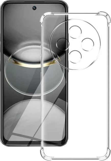 Противоударный чехол для Tecno Spark 30C (KL5n) прозрачный, усиленные углы с защитой камеры, TPU - изображение 2