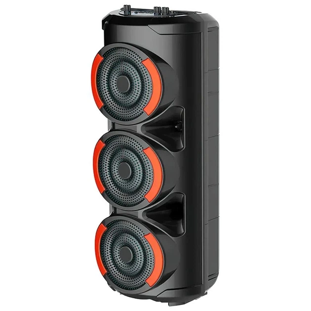 Портативная колонка ZQS3601 20W TWS с караоке, микрофоном и пультом, черная - Фото 1 Портативная колонка ZQS3601 20W TWS с караоке, микрофоном и пультом, черная - изображение 1