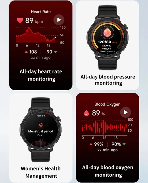 Смарт-годинник UWatch Smart Colorado Steel Black з 2 ремінцями екран 1.46 дюйма - зображення 7