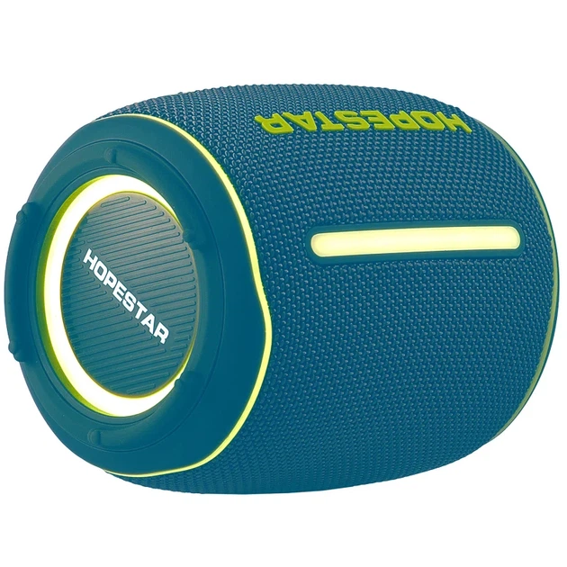 Портативная Bluetooth-колонка Hopestar P58 mini 10W с подсветкой, синяя - Фото 2 Портативная Bluetooth-колонка Hopestar P58 mini 10W с подсветкой, синяя - изображение 2