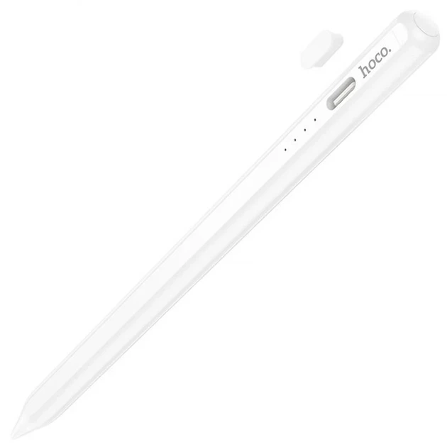 Стилус Hoco GM114 Smart Active для iPad ёмкостный алюминий белый - Фото 2 Стилус Hoco GM114 Smart Active для iPad ёмкостный алюминий белый - изображение 2