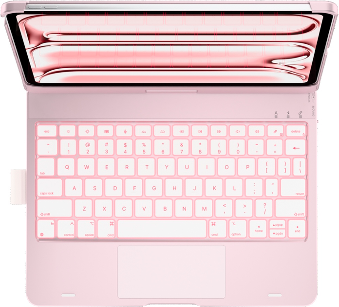 Чохол-клавіатура для планшета Typecase Flexbook Touch для Apple iPad Pro 11" M4 2024/M5 2025 Light Pink (6979284780264) - зображення 13