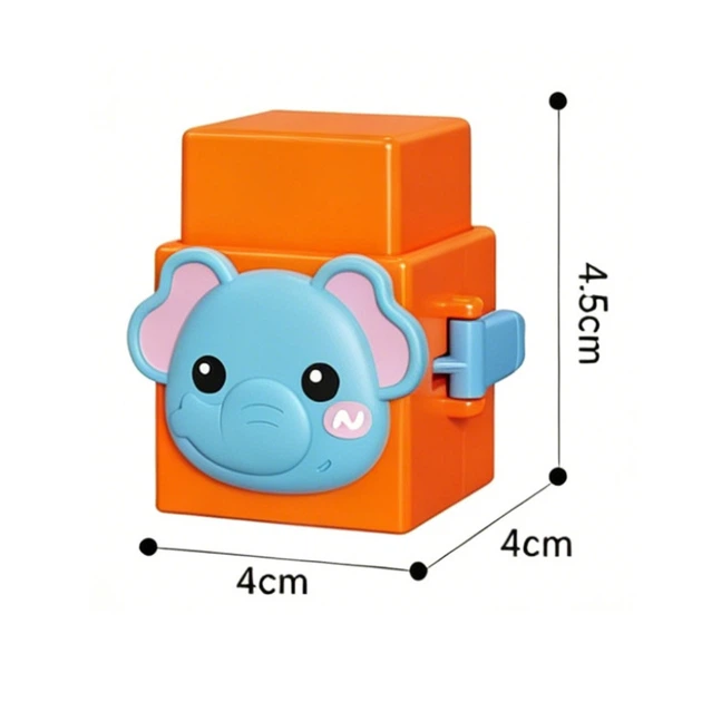 Детская развивающая игра-пирамидка Animal Stackers «Зверята» (арт. 469-38) - изображение 4