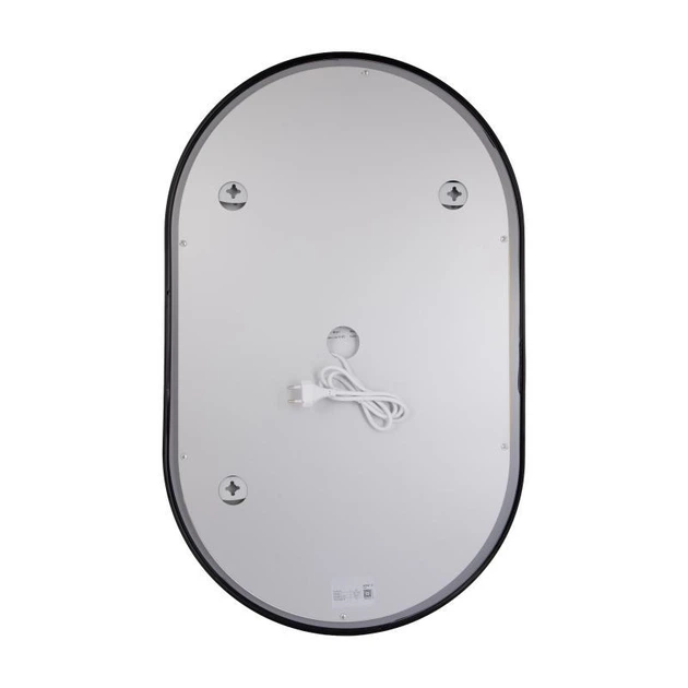 Дзеркало Qtap Scorpio SC1 500×800 мм Black з LED підсвіткою Touch антизапотіванням і регулюванням температури світла QTSC500800 - зображення 8
