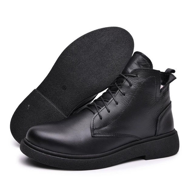 Женские зимние ботинки из натуральной кожи ITstyle Черные 38 24.5 см (031-АМ) - изображение 10