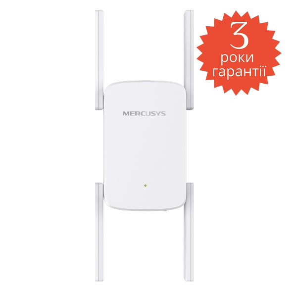 Двуххдиапазонный Wi-Fi ретранслятор Mercusys ME50G AC1900 гигабитный усилитель сигнала (ME50G-Dual-Band) - изображение 3