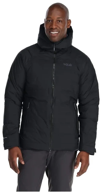Мембранна чоловіча тепла куртка Rab Valiance Jacket, Black (M) - изображение 3