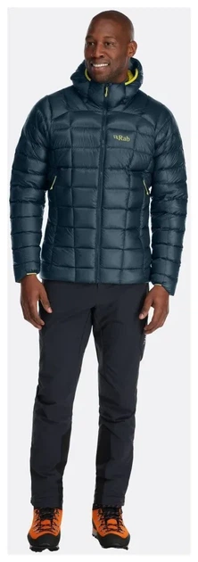 Легкий чоловічий пуховик Rab Mythic Alpine Jacket, Black (M) - изображение 3