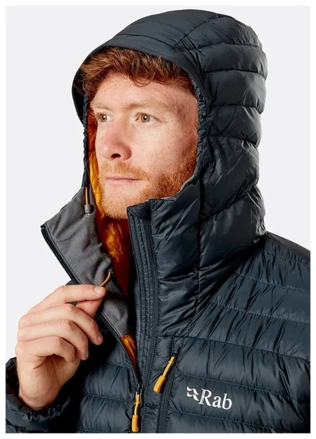 Легкий чоловічий пуховик Rab Microlight Alpine Jacket Beluga (M) - зображення 11
