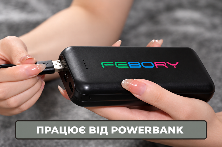Электропростынь от повербанка 160х80 см EcoLife коврик с подогревом электропростыня Серый - изображение 7