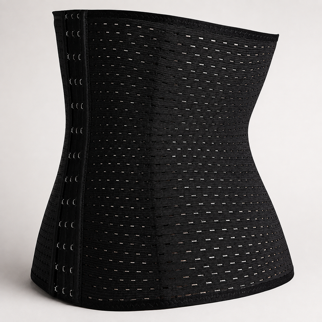 Утягивающий пояс-корсет WAIST BAND 2XL черный для коррекции фигуры с 4 металлическими ребрами - изображение 3