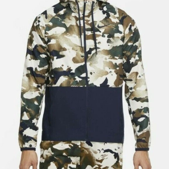 Вітровка чоловіча Nike Pro Flex Vent Full Zip Hooded S Комбінований CU4042-265 - Фото 1 Вітровка чоловіча Nike Pro Flex Vent Full Zip Hooded S Комбінований CU4042-265 - зображення 1