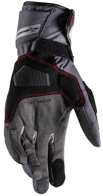 Мотоперчатки Leatt 6.5 HydraDri Adventure Iron M (9) серый водонепроницаемые Reaflex MicronGrip - изображение 3