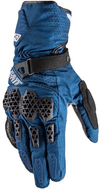 Мотоперчатки Leatt 6.5 HydraDri Adventure Midnight L (10) темно-синий водонепроницаемые Reaflex MicronGrip - изображение 2