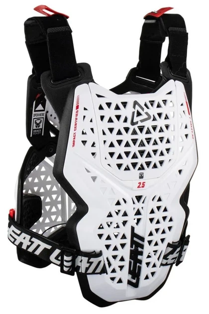 Защита груди Leatt 2.5 Chest Protector белая, One Size - изображение 2