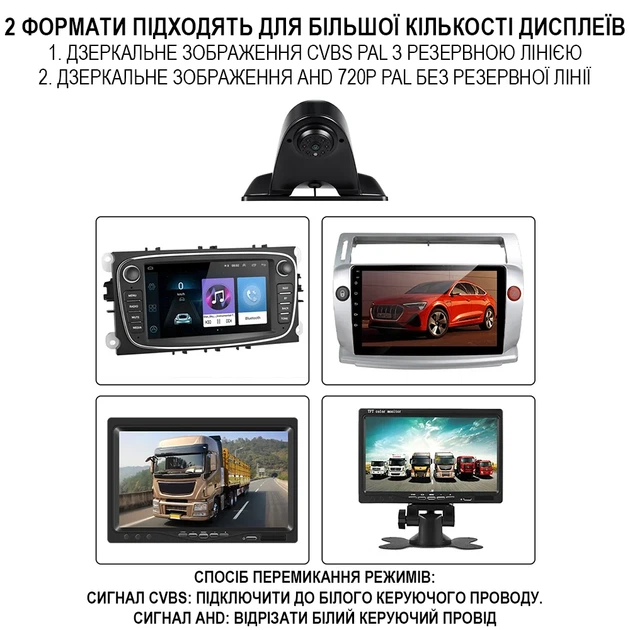 Камера заднего вида Podofo A4248 для Mercedes-Benz Sprinter 2010-2019 в место стоп-сигнала - Фото 7 Камера заднего вида Podofo A4248 для Mercedes-Benz Sprinter 2010-2019 в место стоп-сигнала - изображение 7