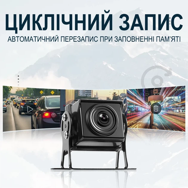 Паркувальний комплекс Podofo A3768 монітор 10.1 дюйма з 4 камерами, CarPlay і Android Auto - зображення 10