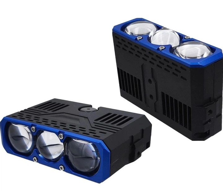 Bi-LED лінзи Sanvi S301 160/200W 6000K — протитуманні фари з ближнім і дальнім, 12–24V, електромагнітна шторка, яскраве світло - Фото 5 Bi-LED лінзи Sanvi S301 160/200W 6000K — протитуманні фари з ближнім і дальнім, 12–24V, електромагнітна шторка, яскраве світло - зображення 5