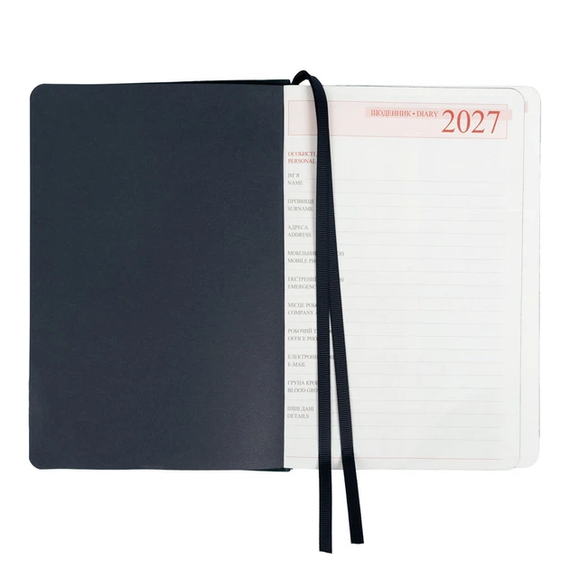 Дневник датированный 2027 Leo planner Case A5 368 страниц зеленый (252745) - изображение 4