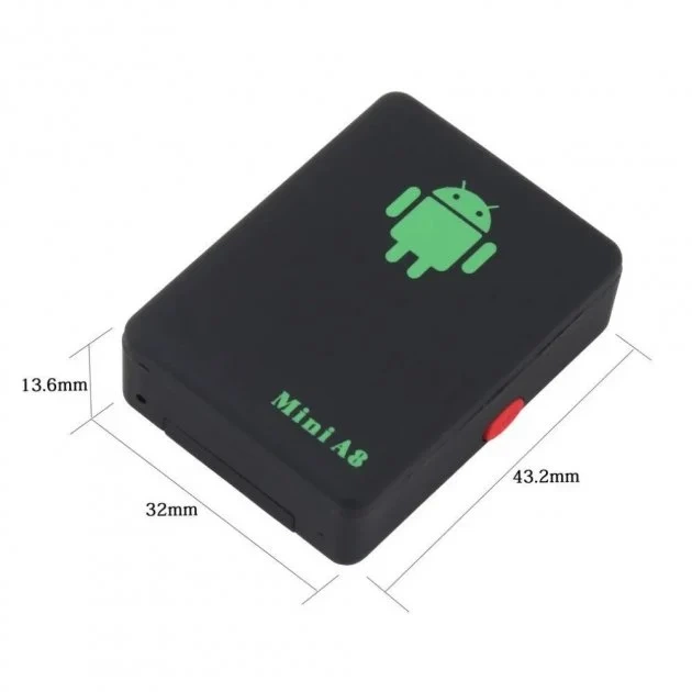 GSM трекер Mini A8 с кнопкой SOS и микрофоном для авто и дома - изображение 4