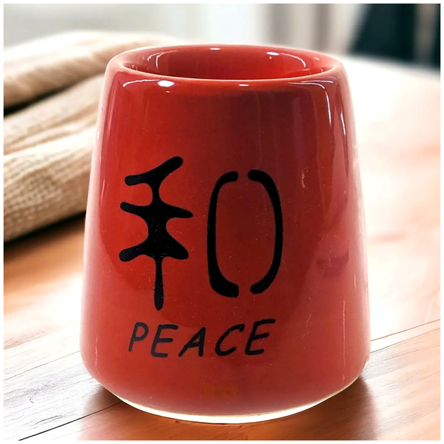 Аромалампа керамічна червона 10,5х10,5х10,5 см для ефірних олій Peace SQ-28177 - Фото 5 Аромалампа керамічна червона 10,5х10,5х10,5 см для ефірних олій Peace SQ-28177 - зображення 5