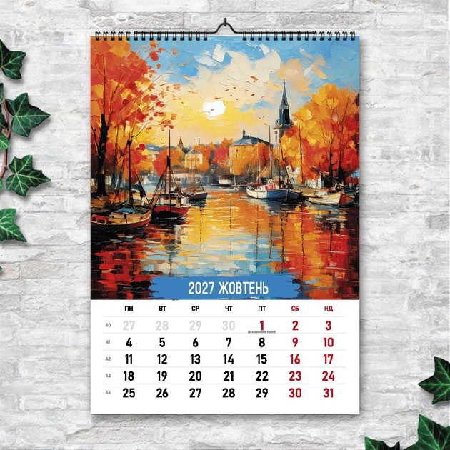 Календарь перекидной настенный Море 13 листов А3 ENTERSTORE (art. 269004) - Фото 11 Календарь перекидной настенный Море 13 листов А3 ENTERSTORE (art. 269004) - изображение 11