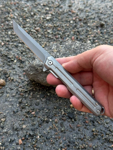 Ніж складний танто Blade D2 21 см - Фото 2 Ніж складний танто Blade D2 21 см - изображение 2