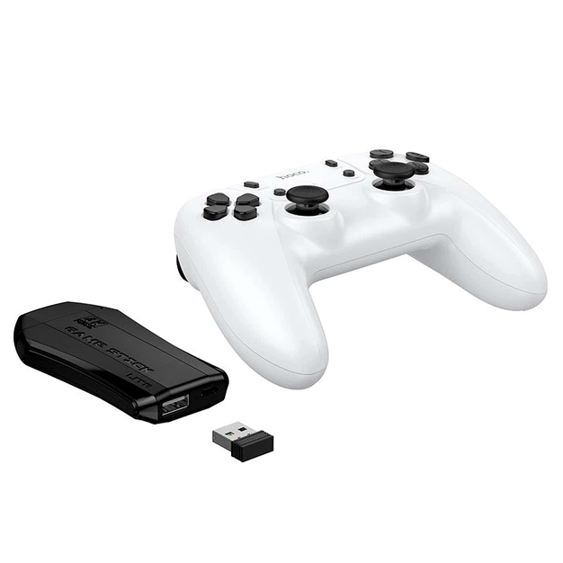 Игровая консоль Hoco TGA31 Collection Game Box с двумя беспроводными контроллерами черная для ретро-игр Black - изображение 2