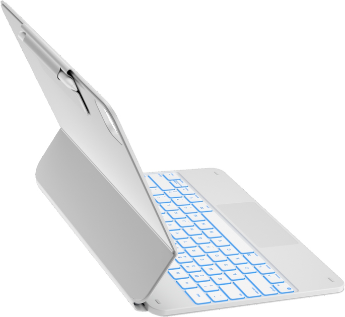 Чохол-клавіатура для планшета Typecase Edge для Apple iPad Pro 13" 2024/2025 White (6979284780400) - Фото 7 Чохол-клавіатура для планшета Typecase Edge для Apple iPad Pro 13" 2024/2025 White (6979284780400) - зображення 7
