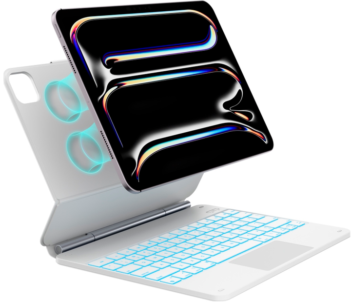 Чохол-клавіатура для планшета Typecase Edge для Apple iPad Pro 13" 2024/2025 White (6979284780400) - Фото 13 Чохол-клавіатура для планшета Typecase Edge для Apple iPad Pro 13" 2024/2025 White (6979284780400) - зображення 13