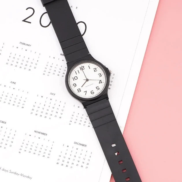 Ремінець для годинника Casio MQ-24/71/76/10, MW-59, поліуретан, 16 мм, чорний - зображення 3