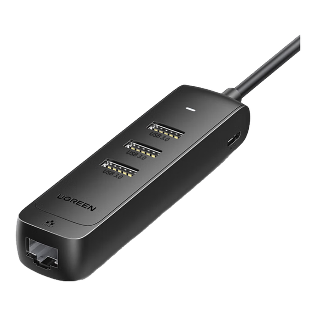 USB-концентратор UGREEN 3.0, гигабитный Ethernet-адаптер для ноутбука, внешняя проводная сетевая карта, преобразователь сетевого кабеля, устройство расширения для компьютеров Huawei, расширитель HUB, преобразователь RJ45 - изображение 4