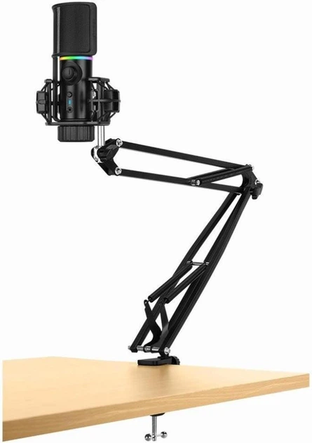 Микрофон для ПК/ для стриминга, подкастов Streamplify MIC ARM-48-RGB-MA (SPMC-MZ1C227.11) - Фото 1 Микрофон для ПК/ для стриминга, подкастов Streamplify MIC ARM-48-RGB-MA (SPMC-MZ1C227.11) - изображение 1