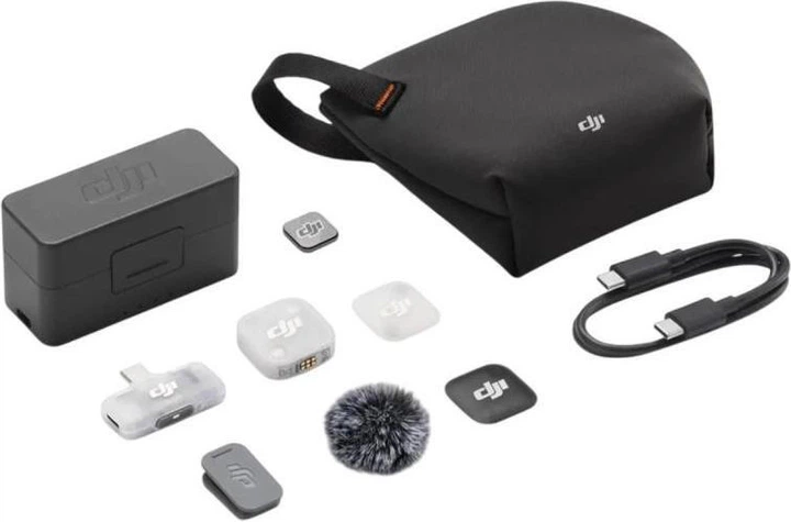 Микрофонная радиосистема для смартфона DJI Mic Mini 2 1TX + 1 Mobile RX + Charging Case (CP.RN.00000533.01) - Фото 2 Микрофонная радиосистема для смартфона DJI Mic Mini 2 1TX + 1 Mobile RX + Charging Case (CP.RN.00000533.01) - изображение 2