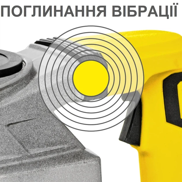 Відбійний молоток Trotec 1300 Вт 20 Дж жовтий з кейсом - зображення 7