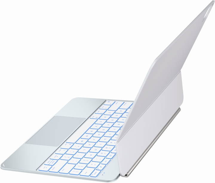 Чохол-клавіатура для планшета Typecase Edge Pro для Apple iPad Pro 13" M4 2024 / M5 2025 Silver (KB206AU-130P-D-SLV-WHT-U-US-C1) - Фото 6 Чохол-клавіатура для планшета Typecase Edge Pro для Apple iPad Pro 13" M4 2024 / M5 2025 Silver (KB206AU-130P-D-SLV-WHT-U-US-C1) - зображення 6
