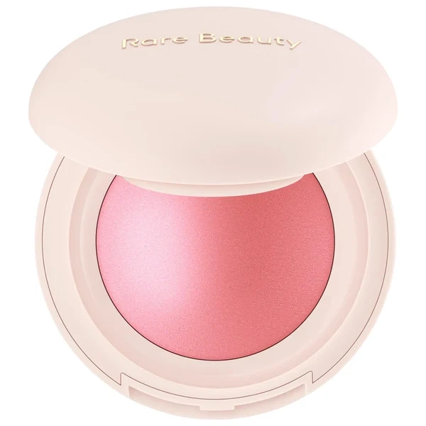 Набір Rare Beauty Рум'яна для обличчя Soft Pinch Luminous Blush Happy ,помада та косметичка - зображення 2