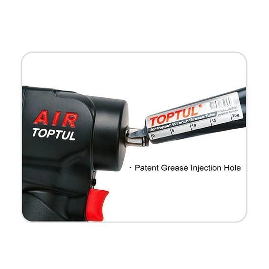 Пневмогайковерт 1/2" 900 Nm 10000об/мин 1,37кг супер-короткий Super Duty TOPTUL KAAQ1665 - изображение 3
