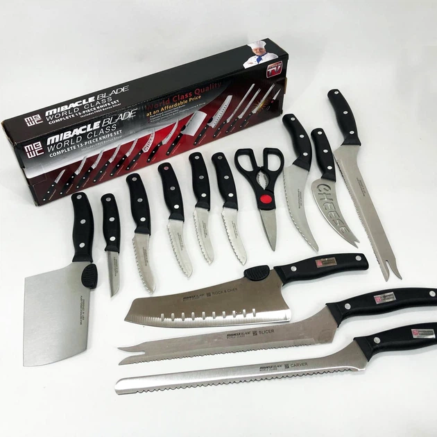 Набір кухонних ножів Contour Pro Knives 13 предметів - Фото 1 Набір кухонних ножів Contour Pro Knives 13 предметів - изображение 1
